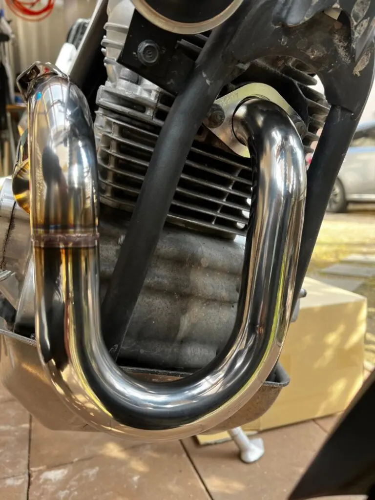 セロー250　純正　マフラーとエキゾーストパイプ セロー250純正マフラーB7Cフルエキ.インジェクション.ノーマル